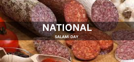 NATIONAL SALAMI DAY  [राष्ट्रीय सलामी दिवस]